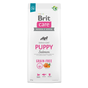 Brit Care GF Puppy Salmon bezgraudu barība kucēniem ar lasi 12kg