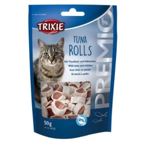 Trixie Premio Tuna Rolls gardums kaķiem ar tunci 50g