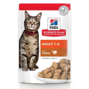 HILLS SP Hill's Feline Adult 1-6 Turkey 12 x 85g