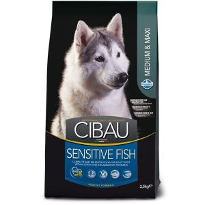 Cibau Dog M/L Sensitive with Fish - sausā barība suņiem 12+2kg