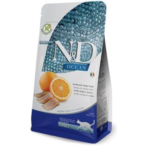 N&D NATURAL & DELICIOUS Cat Grain Free Ocean Herring & Orange 300g