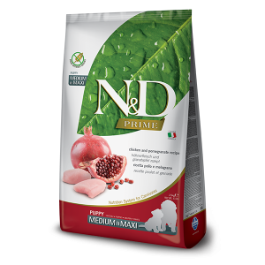 N&D NATURAL & DELICIOUS ND Dog PRIME Grain Free Chicken & Pomegranate M/L Puppy 12kg