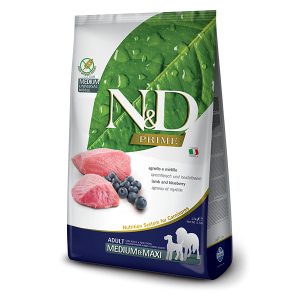 N&D NATURAL & DELICIOUS ND Dog PRIME Grain Free Lamb & Blueberry adult M/L 12kg