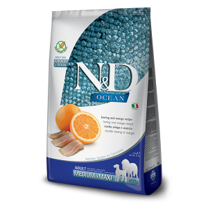 N&D NATURAL & DELICIOUS ND Dog Grain Free ocean herring & Orange adult M 12kg