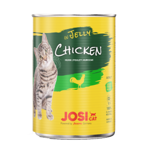 Konservi JosiCat Chicken in jelly Konservi kaķiem 12 x 400 g