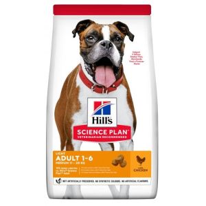 HILLS SP Hill's Science Plan LIGHT MEDIUM ADULT ar vistu 2.5kg