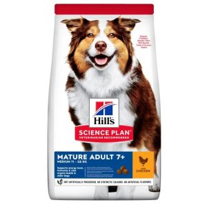 HILLS SP Hill's Science Plan MEDIUM MATURE ADULT 7+ ar vistu 14kg