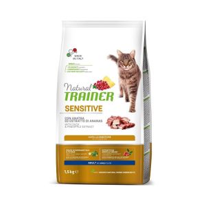 Natural Trainer Sensitive with Duck barība jūtīgiem kaķiem ar pīli 1.5kg