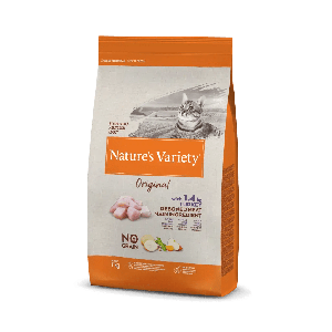 Natures Variety cat Original No Grain Sterilized Turkey bezgraudu barība sterilizētiem kaķiem ar tītaru 7kg