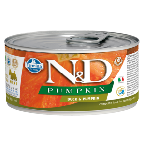 N&D NATURAL & DELICIOUS ND Dog Duck & Pumpkin konservi suņiem 6 x 140g