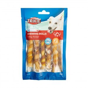 Trixie Denta Fun chewing sticks, buffalo, 12cm, nūjiņas no žāvētas liellopa jēlādas ar bifeļa fileju 5gab/70g