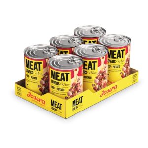 Josera Meat Lovers Menu Beef with Potato konservi suņiem ar liellopu un kartupeļiem 6 x 800g