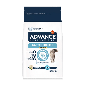 Advance VET Cat Gastroenteric Sensitive barība kaķiem gremošanas trakta veselībai 1.5kg