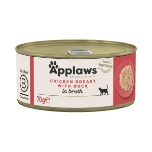 Applaws Cat Chicken Breast with Duck konservi kaķiem ar vistas krūtiņu un pīli 70g