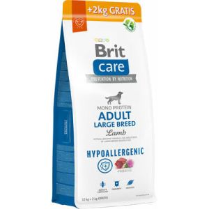 Brit Care Hypoallergenic Adult Large Breed Lamb & Rice barība lielo šķirņu suņiem ar jēru 12 kg + 2 kg