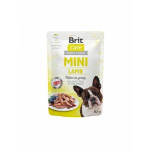 Brit Care Mini wet Lamb fillets in gravy konservi suņiem ar jēru 6 x 85 g