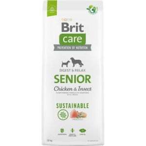 Brit Care SS Senior Chicken&Insect sausā barība senioriem ar vistu un kukaiņiem 12kg