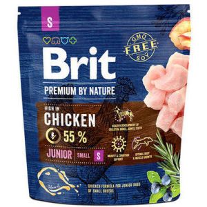 BRIT PREMIUM By Nature Junior S barība mazo šķirņu kucēniem ar vistu 1kg 