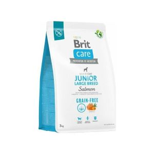  Brit Care GF Junior LB Salmon bezgraudu barība lielo šķirņu kucēniem 3kg