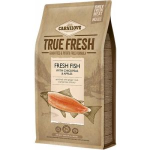 Carnilove Dog True Fresh Fish bezgraudu barība jebkura izmēra  pieaugušiem suņiem ar zivi11.4 kg
