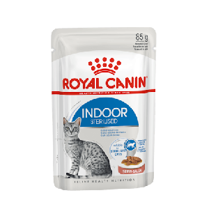 Royal Canin FHN Indoor gravy konservi kaķiem 12x85g