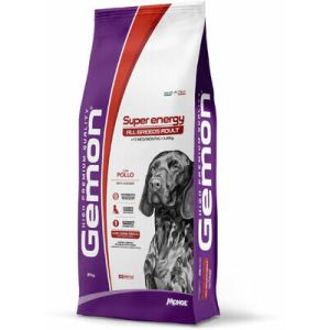 GEMON Dog ALL BREEDS Adult Super Energy with chicken barība jebkura izmēra pieaugušiem suņiem ar vistu 20kg 