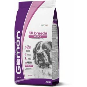 GEMON Dog ALL BREEDS Adult with pork&rice barība jebkura izmēra suņiem ar cūku 3 kg 