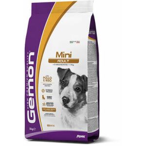 GEMON Dog MINI Adult with chicken & rice  barība mazo izmēru suņiem ar vistu 3 kg 