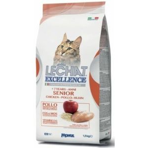 LECHAT Excellence Senior sausā barība gados veciem kaķiem ar vistu 1,5 kg 