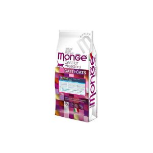 MONGE BWild Cat Anchovies barība pieaugušiem kaķiem ar anšoviem 10kg