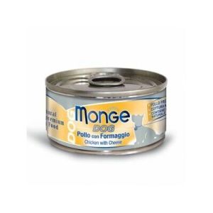Monge Dog Chicken with Cheese konservi suņiem ar vistu un sieru 12 x 95g