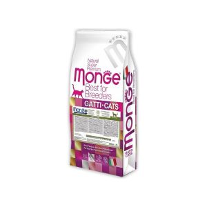 MONGE Natural Sensitive sausā barība kaķiem ar cāļa gaļu 10kg 