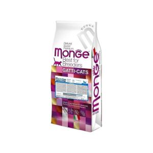 MONGE Natural Urinary sausā barība kaķiem palīdz uzturēt urīnceļus veselus ar cāli 10kg
