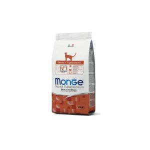 MONGE Senior sausā barība kaķiem gados ar cāli 400g