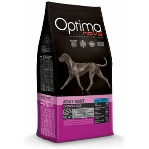 OPTIMANOVA Adult Giant Chicken & Rice barība īpaši lielo šķirņu suņiem  ar vistu{ hondroitīns un glikozamīns}12 kg