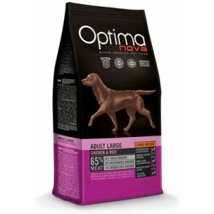OPTIMANOVA Adult Large Chicken & Rice barība lielo šķirņu suņiem ar vistu12 kg