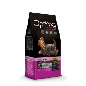 OPTIMANOVA Adult Mini Chicken & Rice  barība mazo šķirņu suņiem ar vistu 12kg