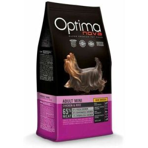OPTIMANOVA Adult Mini Chicken & Rice barība mazo šķirņu suņiem ar vistu 2 kg