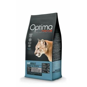 OPTIMANOVA Cat Adult GF Rabbit & Potato barība pieaugušiem kaķiem ar trusi 8kg
