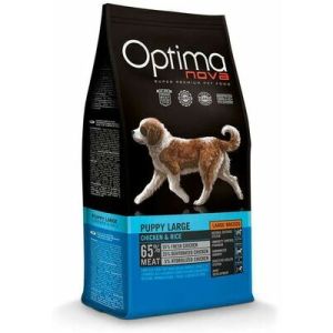 OPTIMANOVA Puppy Large Chicken & Rice barība lielo šķirņu kucēniem12 kg
