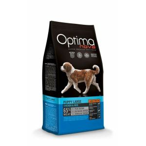 OPTIMANOVA Puppy Large Chicken & Rice barība lielo šķirņu kucēniem ar vistu 2kg