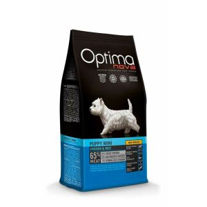 OPTIMANOVA Puppy Mini Chicken & Rice barība mazo šķirņu kucēniem ar vistu 2kg