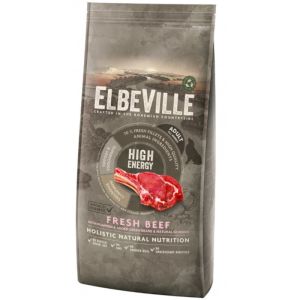ELBEVILLE Adult All Breeds Fresh Beef High Energy ar liellopu 11.4 kg