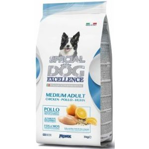 SPECIAL DOG Excellence Medium Adult barība pieaugušiem vidējiem suņiem ar cāļa gaļu 3 kg 